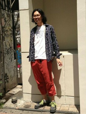 Haranoさん（メンズ・180cm）の夏コーディネート