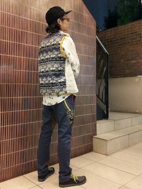 Haranoさん（メンズ・180cm）の秋コーディネート