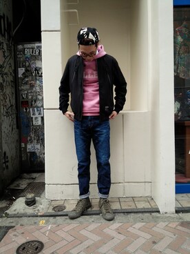 Haranoさん（メンズ・180cm）の春コーディネート