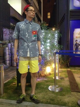 Haranoさん（メンズ・180cm）の夏コーディネート