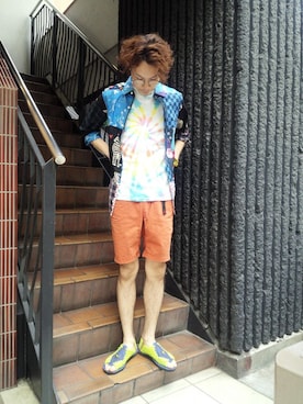 Haranoさん（メンズ・180cm）の夏コーディネート