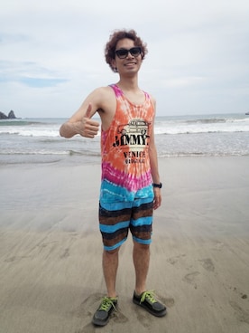 Haranoさん（メンズ・180cm）の夏コーディネート