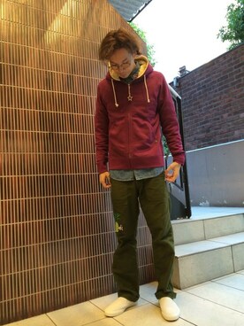 Haranoさん（メンズ・180cm）の秋コーディネート