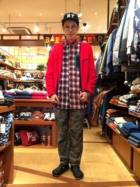 Haranoさん（メンズ・180cm）の冬コーディネート