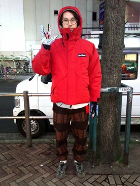 Haranoさん（メンズ・180cm）の冬コーディネート