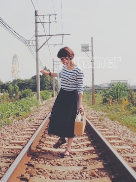  s h i.さん（レディース・157cm）の夏コーディネート