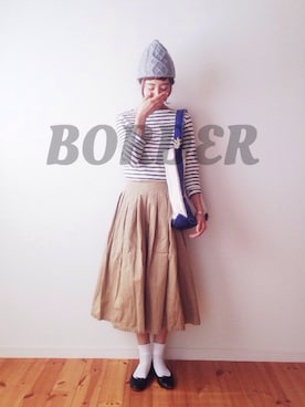 「BEAVER（ビーバー）のアイテム」を使った、 s h i.さん（レディース・157cm）の秋コーディネート