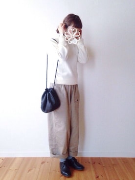 「URBAN RESEARCH DOORS WOMENS（アーバンリサーチ ドアーズ ウィメンズ）のsiiwa ちょうちょう（その他シューズ）」を使った、 s h i.さん（レディース・157cm）の春コーディネート