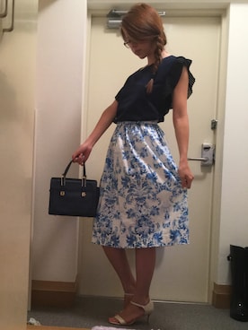 「きちんとスタイル」｜あやたむさん（レディース・166cm・20代）の夏コーディネート