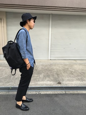 「URBAN RESEARCH（アーバンリサーチ）のアイテム（その他シューズ）」を使った、ちゃんえがさん（メンズ・178cm）の春コーディネート