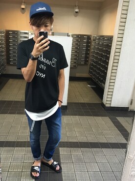 ちゃんえがさん（メンズ・178cm）の夏コーディネート