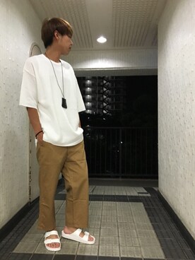 ちゃんえがさん（メンズ・178cm）の夏コーディネート