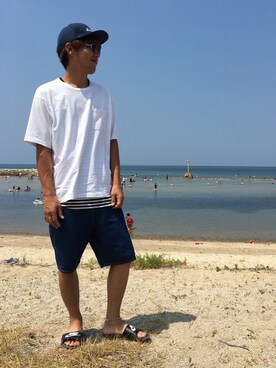 ちゃんえがさん（メンズ・178cm）の夏コーディネート