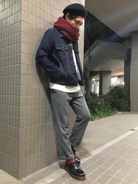 ちゃんえがさん（メンズ・178cm）の冬コーディネート