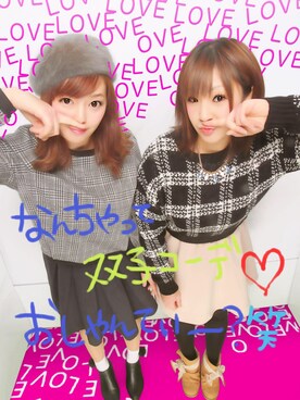 はづにゃんさん（レディース・154cm）の冬コーディネート