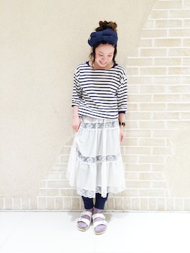 「MHL.」｜Miki.Nさん（レディース・149cm）の春コーディネート