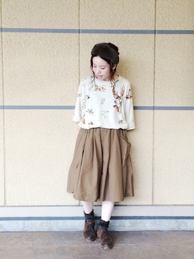 「Steven Alan」｜Miki.Nさん（レディース・149cm）の秋コーディネート