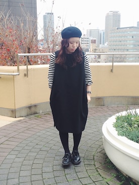 「アイテム（タイツ/ストッキング）」を使った、Miki.Nさん（レディース・149cm）の冬コーディネート
