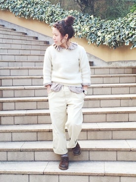 「Tabio（タビオ）のアイテム」を使った、Miki.Nさん（レディース・149cm）の冬コーディネート