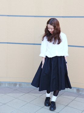 「アイテム（タイツ/ストッキング）」を使った、Miki.Nさん（レディース・149cm）の冬コーディネート