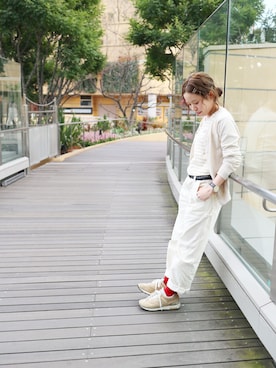 「MHL.」｜Miki.Nさん（レディース・149cm）の冬コーディネート