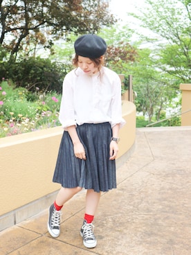 「beautiful people」｜Miki.Nさん（レディース・149cm）の春コーディネート