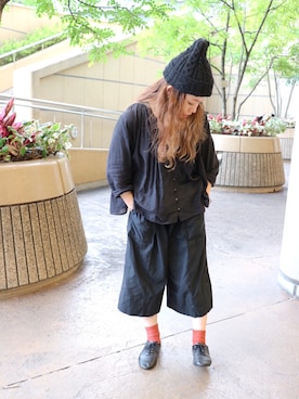 「Tabio（タビオ）のアイテム」を使った、Miki.Nさん（レディース・148cm）の秋コーディネート