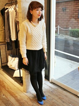 LeTalon渋谷店さん（レディース・155cm）の冬コーディネート