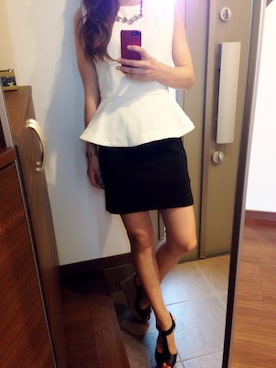 「ぺプラム」｜「アイテム（腕時計）」を使った、... SHUI.さん（レディース・154cm）の夏コーディネート