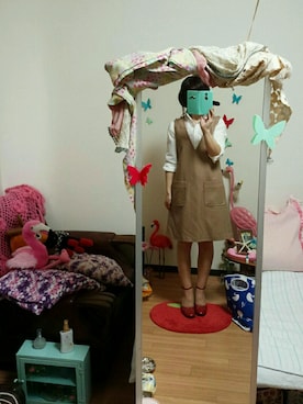 「Sunauna（スーナウーナ）のアイテム」を使った、k kさん（レディース・158cm）の秋コーディネート