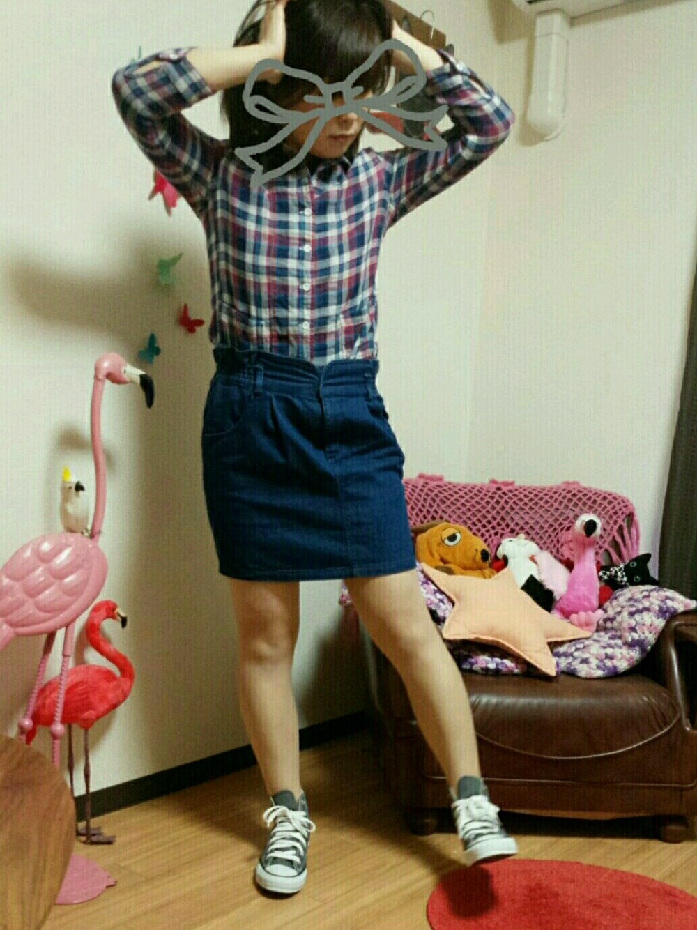 その他のその他、その他のその他、その他のその他を着用したレディースの春コーディネートの1枚目の写真