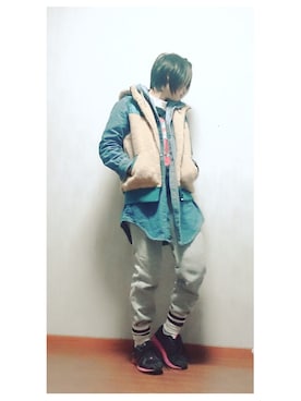 piroさんの（NEW BALANCE | ニューバランス）を使ったコーディネート