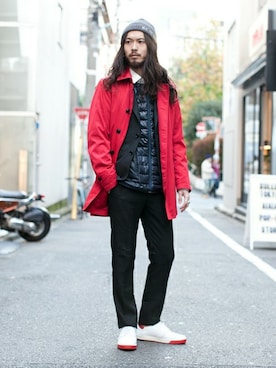 nano・universe men's STAFFさん(メンズ・173cm)の冬コーディネート