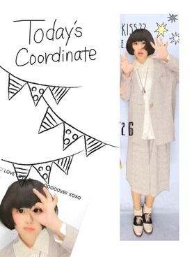 あさこ。さんのコーディネート