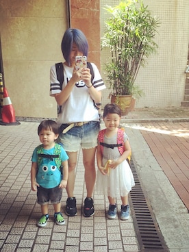 「cotton candy（コットンキャンディ）のアイテム」を使った、S.  Janeさん（レディース・158cm）の秋コーディネート