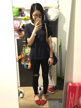 「Millie'sのアイテム」を使った、S.  Janeさん（レディース・158cm）の夏コーディネート