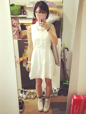 「Jack Willsのアイテム（ワンピース/ドレス）」を使った、S.  Janeさん（レディース・158cm）の秋コーディネート