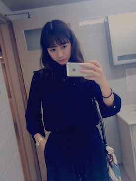 「MOUSSY（マウジー）のアイテム（つなぎ/オールインワン）」を使った、Minamiさん（レディース・165cm）の春コーディネート
