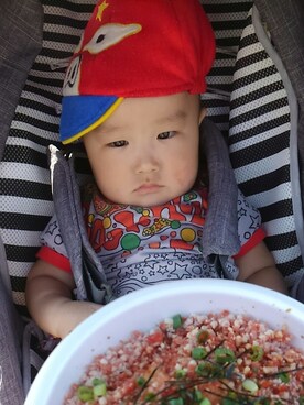 「BACK ALLEY（バックアレイ）のアイテム」を使った、たろうさん（キッズ・70cm）の冬コーディネート