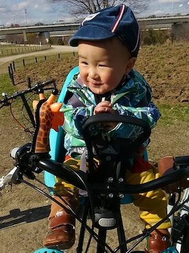 「BACK ALLEY（バックアレイ）のアイテム」を使った、たろうさん（キッズ・70cm）の春コーディネート