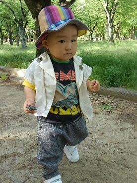 たろうさん（キッズ・70cm）の春コーディネート