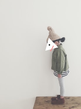 「アイテム（ブーツ）」を使った、keemiiiiiさん（キッズ・100cm）の秋コーディネート