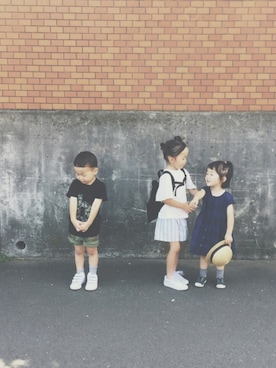 keemiiiiiさん（キッズ・110cm）の夏コーディネート