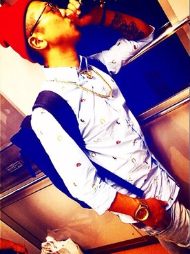 「Kingのアイテム」を使った、kingさん（メンズ・168cm）の冬コーディネート