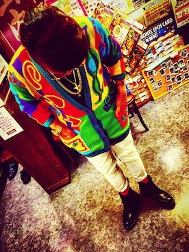 「Kingのアイテム」を使った、kingさん（メンズ・168cm）の冬コーディネート