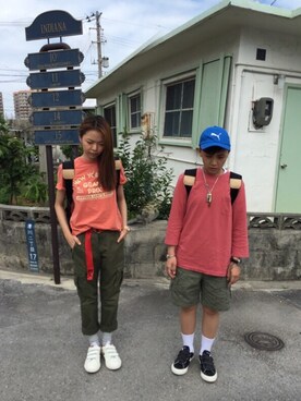 艾波エンポ & 小新しんちゃんさんのコーディネート