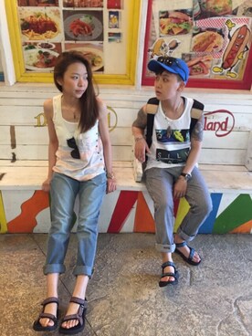 艾波エンポ & 小新しんちゃんさんのコーディネート