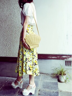 奥田晃子さん（レディース・153cm）の夏コーディネート