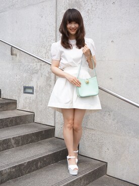 奥田晃子さん（レディース・153cm）の夏コーディネート