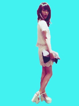 奥田晃子さん（レディース・153cm）の夏コーディネート